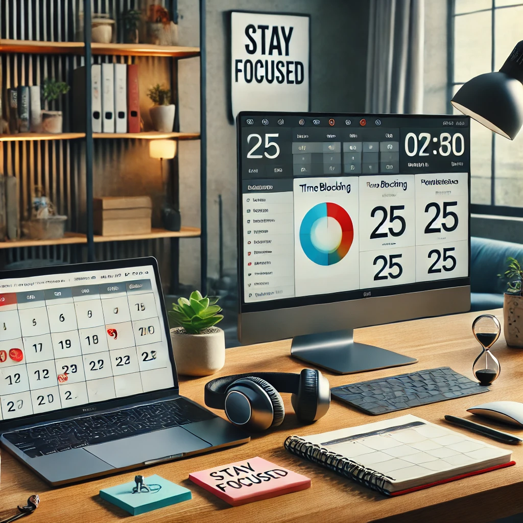 Image de bureau pour la productivité